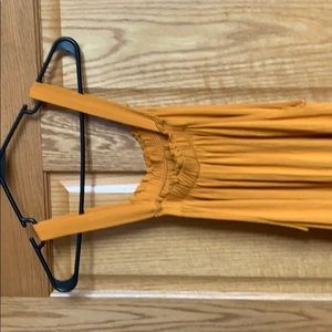 Orange long romper